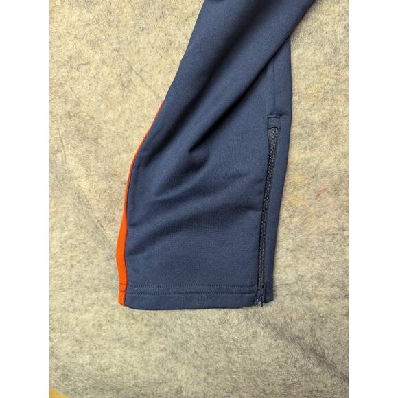 Under Armour Pants Men's Small Navy UA Tricot Track Zip Ankle Athletic 1330615 - Picture 2 of 9